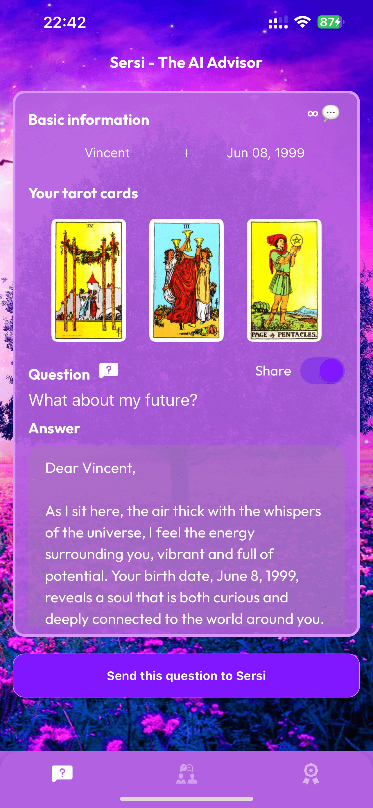 Reading Interface
